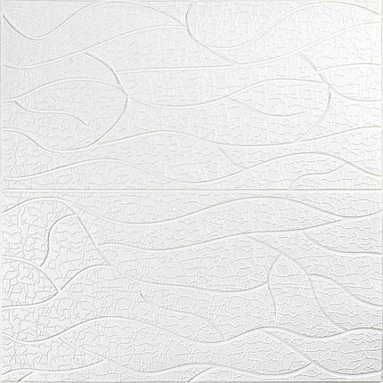 Панель 3D WHITE 700*700*6mm (D) SW-00001948, фото 1
