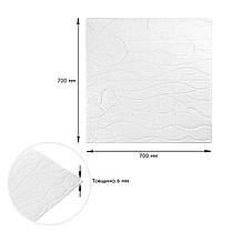 Панель 3D 700х700х6мм Білий SW-00001948, фото 3