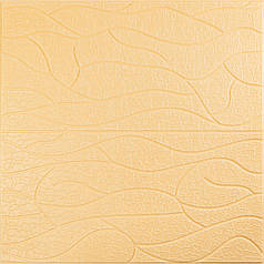 Панель 3D 700х700х6мм Бежевий SW-00001949