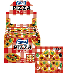 Желейні цукерки жувальні у вигляді піци для дітей PIZZA JELLY 11шт/66г ТМ VIDAL