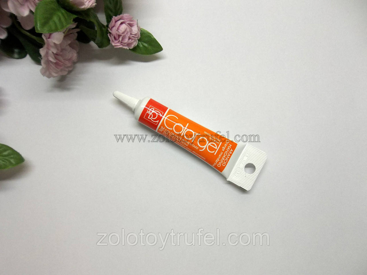 Барвник гелевий "Помаранчевий (Arancio mandarino) 20 г." ТМ "Modecor"