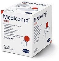 Серветки з нетканого матеріалу Medicomp extra (Медіком Екстра) 5х5 см (25х2 шт./уп.)