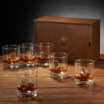 Набір 6-ти склянок для віскі "Сила ЗСУ"