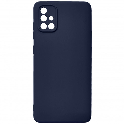 Чохол Soft Silicone Case Full для Samsung A715 Galaxy A71 (Dark Blue)
