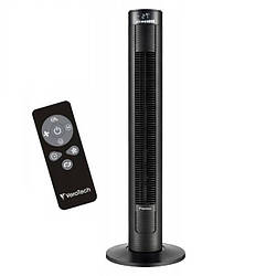 Вентилятор колонний Verotech VF-910B 96 см 45 Вт з пультом ДК та іонізацією Чорний