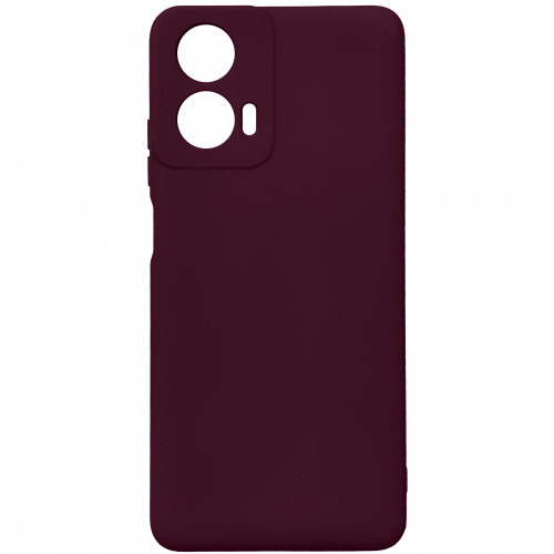 Чохол Soft Silicone Case Full для Motorola G24 Power (Бордовий)