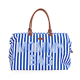 Сумка для мами Childhome Mommy bag stripes, electric blue, фото 5