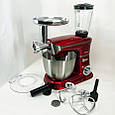 Багатофункціональний комбайн блендер Rainberg RB-8080, Хороший побутовий тістомісильник KM-81, фото 5