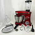 Багатофункціональний комбайн блендер Rainberg RB-8080, Хороший побутовий тістомісильник KM-81, фото 10
