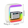 Лампа нічник з бездротовою зарядкою та колонкою RGB, Нічник від usb і на батарейках IJ-95, фото 6
