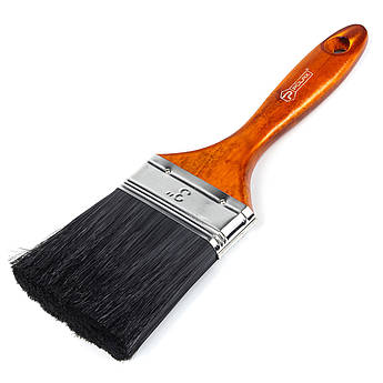 Пензель флейцевий Polax 3" тип "Лакра" штучний ворс, пластикова ручка (09-005)