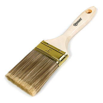 Кисть флейцева Polax 3" тип "Чемпіон" професійний, штучний ворс, дерев'яна ручка (06-005)