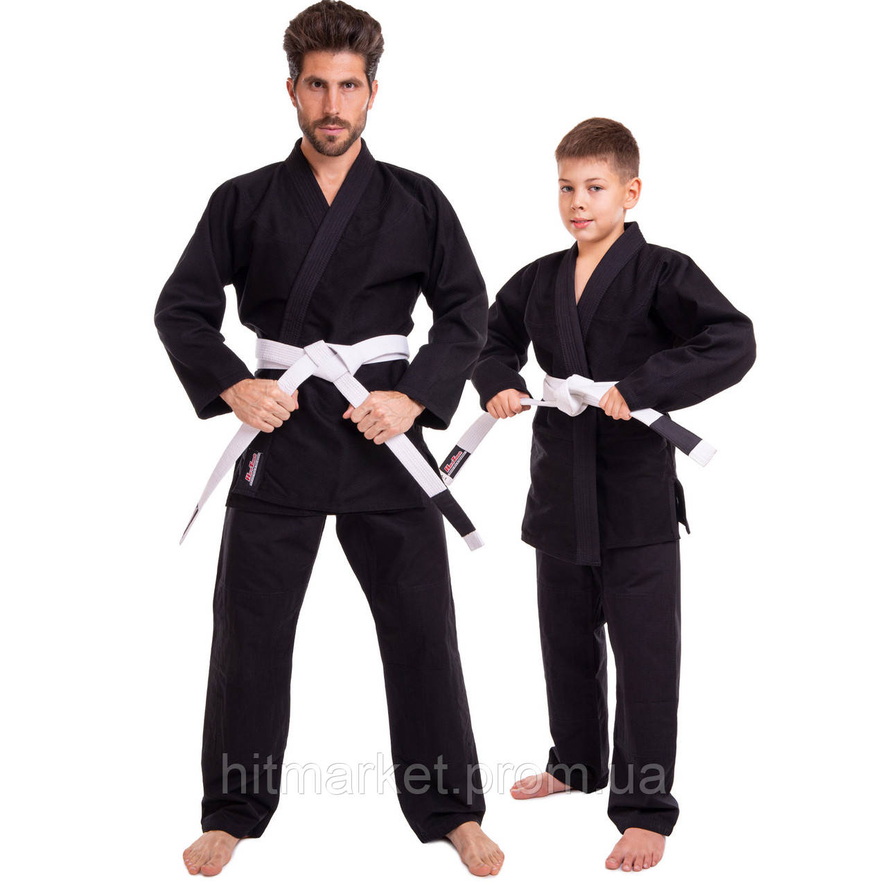 Кимоно для джиу-джитсу HARD TOUCH JJS размер 2 (рост 150) hi (ID ...