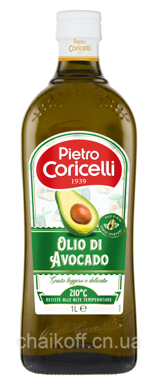 Олія з фрукта авокадо Pietro Coricelli Olio di Avocado 1000 мл (Італія), фото 1