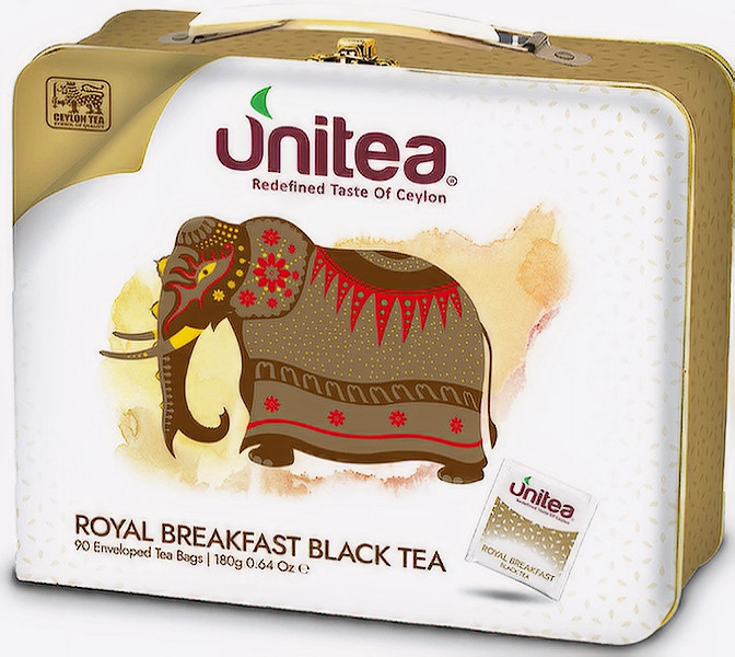Чай чорний Юніті "Royal Breakfast" Чемоданчик 90 пакетів