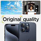 Захисне скло Spigen для камери iPhone 16/15/14 Pro & Pro Max - EZ Fit Optik Pro (2шт), Blue Titanium (AGL07164), фото 6