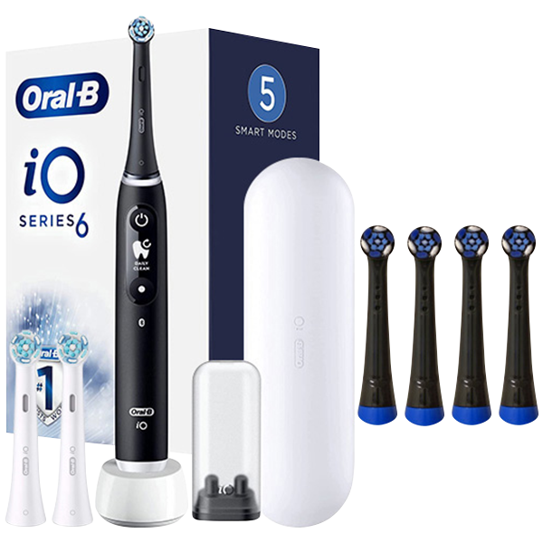 Електрична зубна щітка Oral-B iO 6 (iOM6.1B6.3DK) Black (3 нас.)