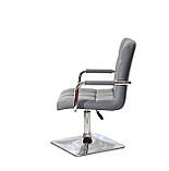 Крісло майстри Арноарм  CH-Office з підлокітником сірий оксамит, фото 2