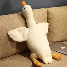 Подушка у вигляді м'якої іграшки, Іграшка м'яка дитяча пухнаста 'яка іграшка Гуска-обійми для дитини PX-47