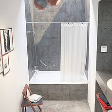 Сталева ванна 105*70 см сидяча BLB EUROPA з ніжками, фото 4