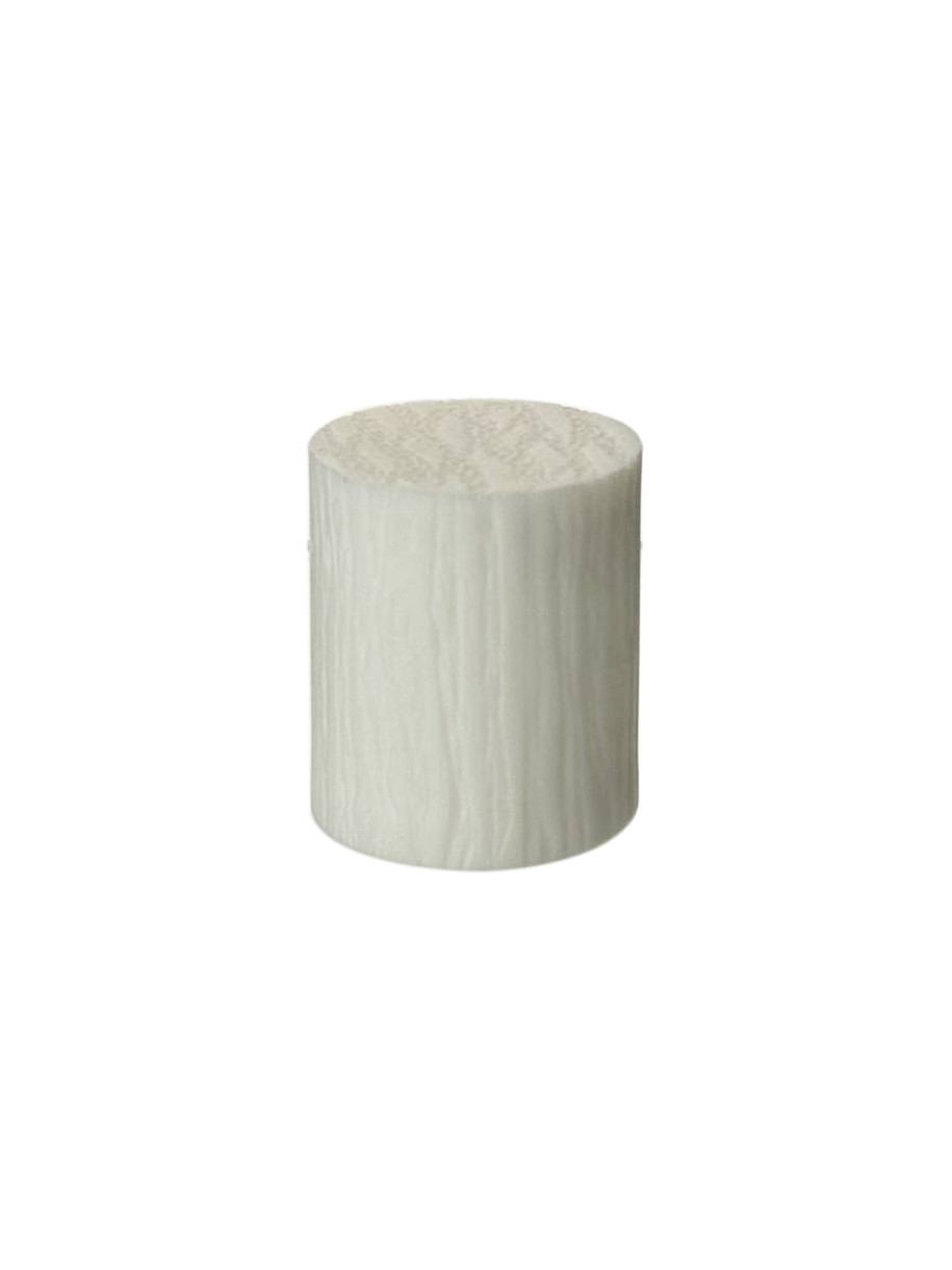 Кришка для скляних флаконів Wood-пластик біла
