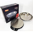 Прості кухонні ваги з чашею тарілкою, Ваги настільні зі знімною чашею, функція відмінування тари DW-36, фото 3