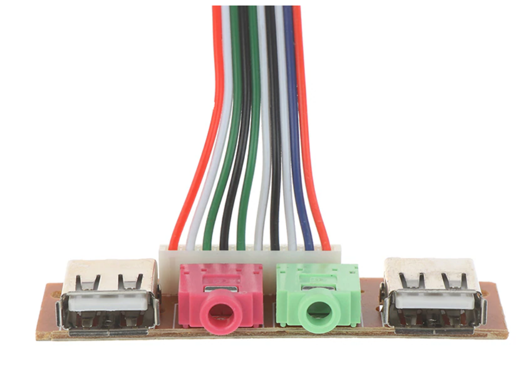 USB 2.0 + Audio порти панель виносна розширення для ПК (ID#1889652483 ...