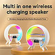 Лампа з аудіофункціями та зарядкою G-Lite, Розумний нічник з бездротовою зарядкою JY-54, фото 5