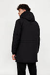 Зимова чоловіча парка Finn Flare A20-42010-200 Down Fill чорна S, фото 4