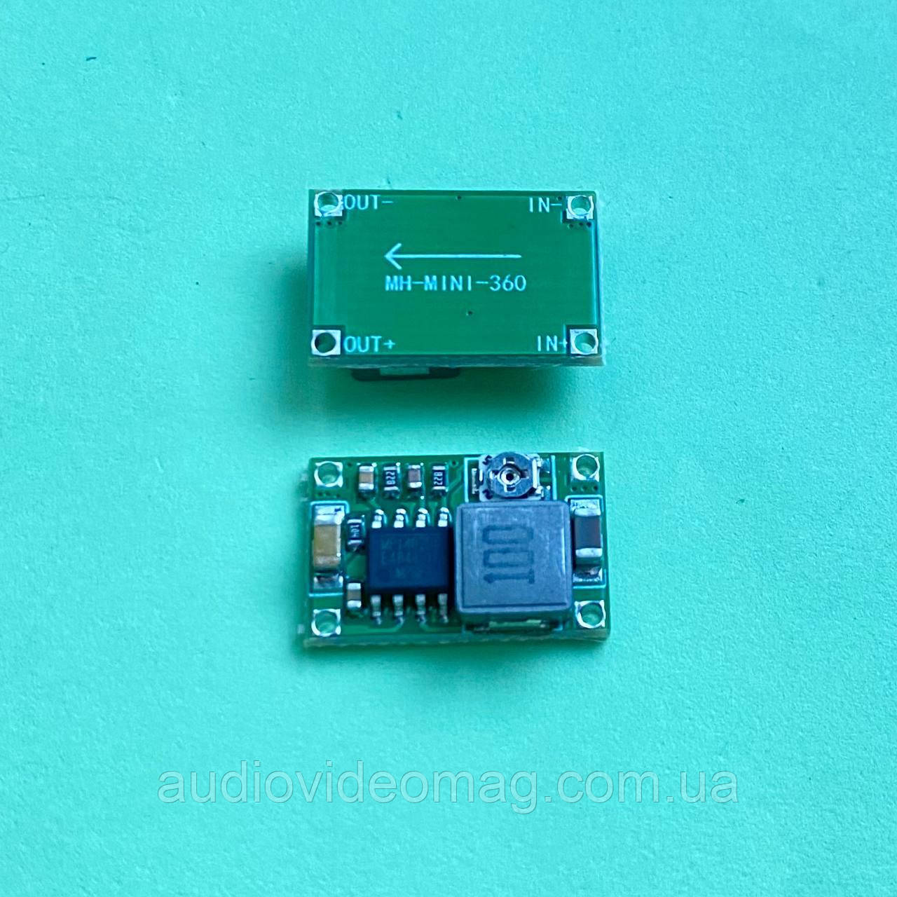 Знижувальний DC-DC перетворювач HX-MINI-360 Uin 4.75-23V / Uout 1-17V / Iout 3A, фото 1