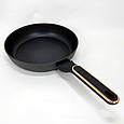 Сковорода з алюмінієвим корпусом MAGIO MG-1164 24 см, Якісна сковорода для смаження JA-97, фото 7
