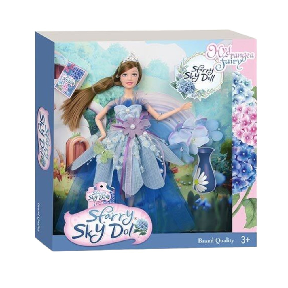 Лялька Фея (висота 30 см, діадема, квіти, у коробці) SK 049 D, фото 1