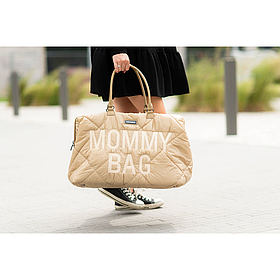 Сумка для мами Childhome Mommy bag, puffered beige