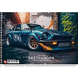 Альбом для малювання А4 30арк пружина УФ-лак Школярик PB-SC-030-8024, фото 3