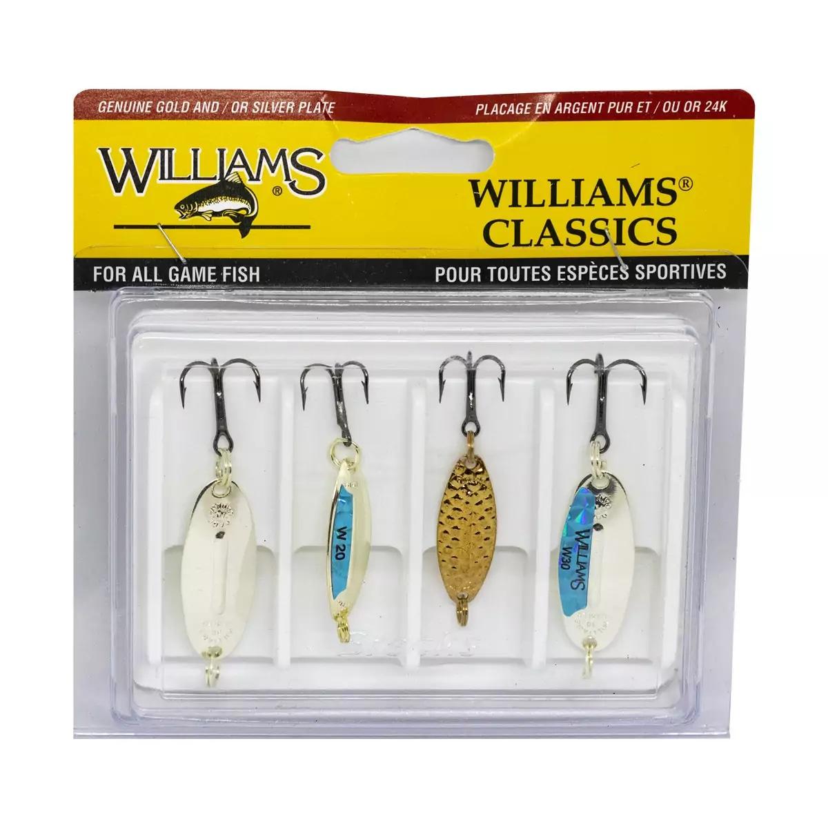 Набір блешень Williams Wabler 4-Pack W20&W30 Kit, фото 1