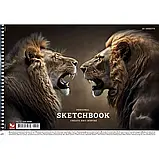 Альбом для малювання А4 30арк пружина УФ-лак Школярик PB-SC-030-8024, фото 2