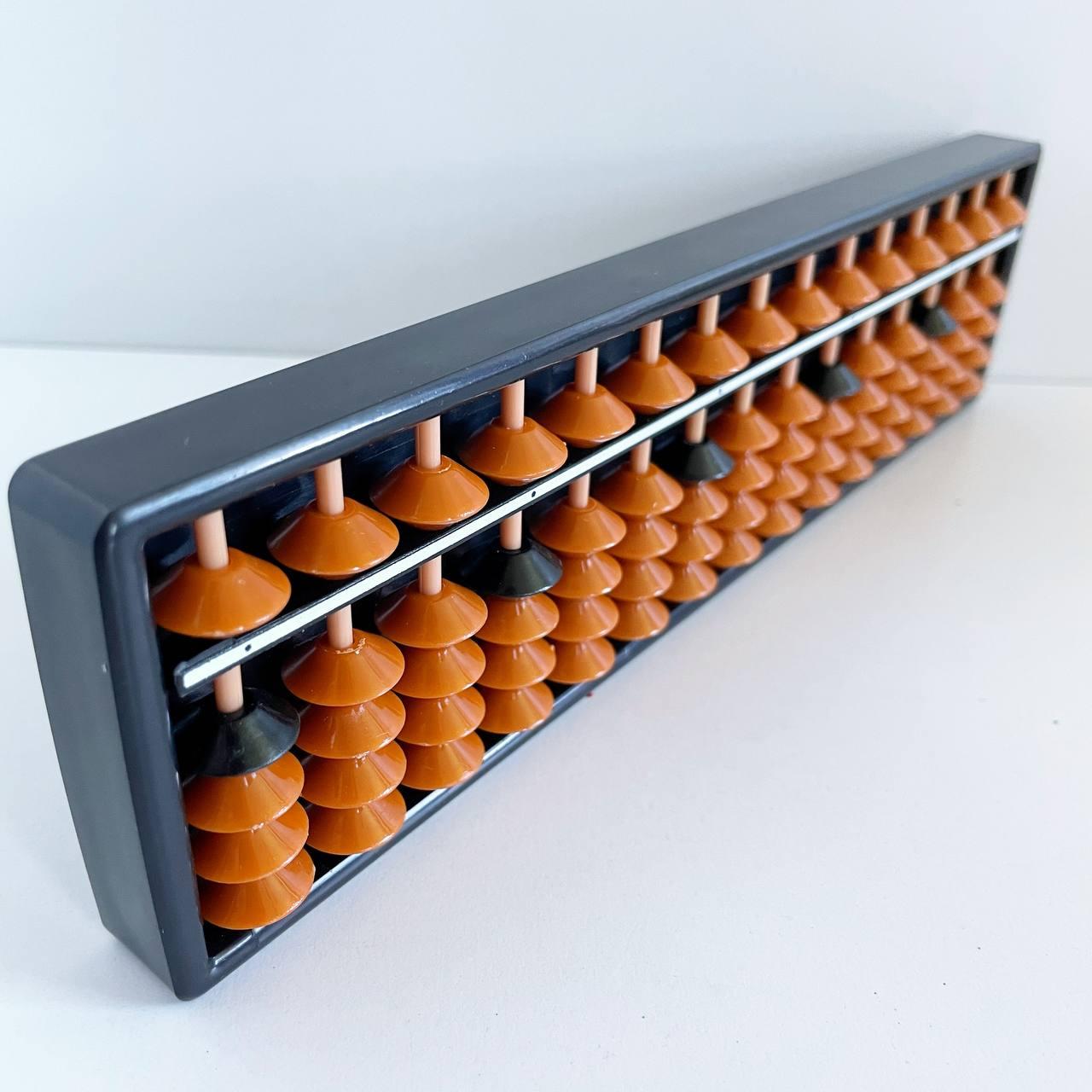 Дитяча рахівниця для вивчення ментальної арифметики – Абакус, Соробан, Soroban (15 рядів), фото 1