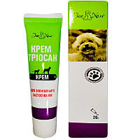 Крем Тріосан лікування собак і кішок у разі захворювань шкіри 20 г Зоохелс