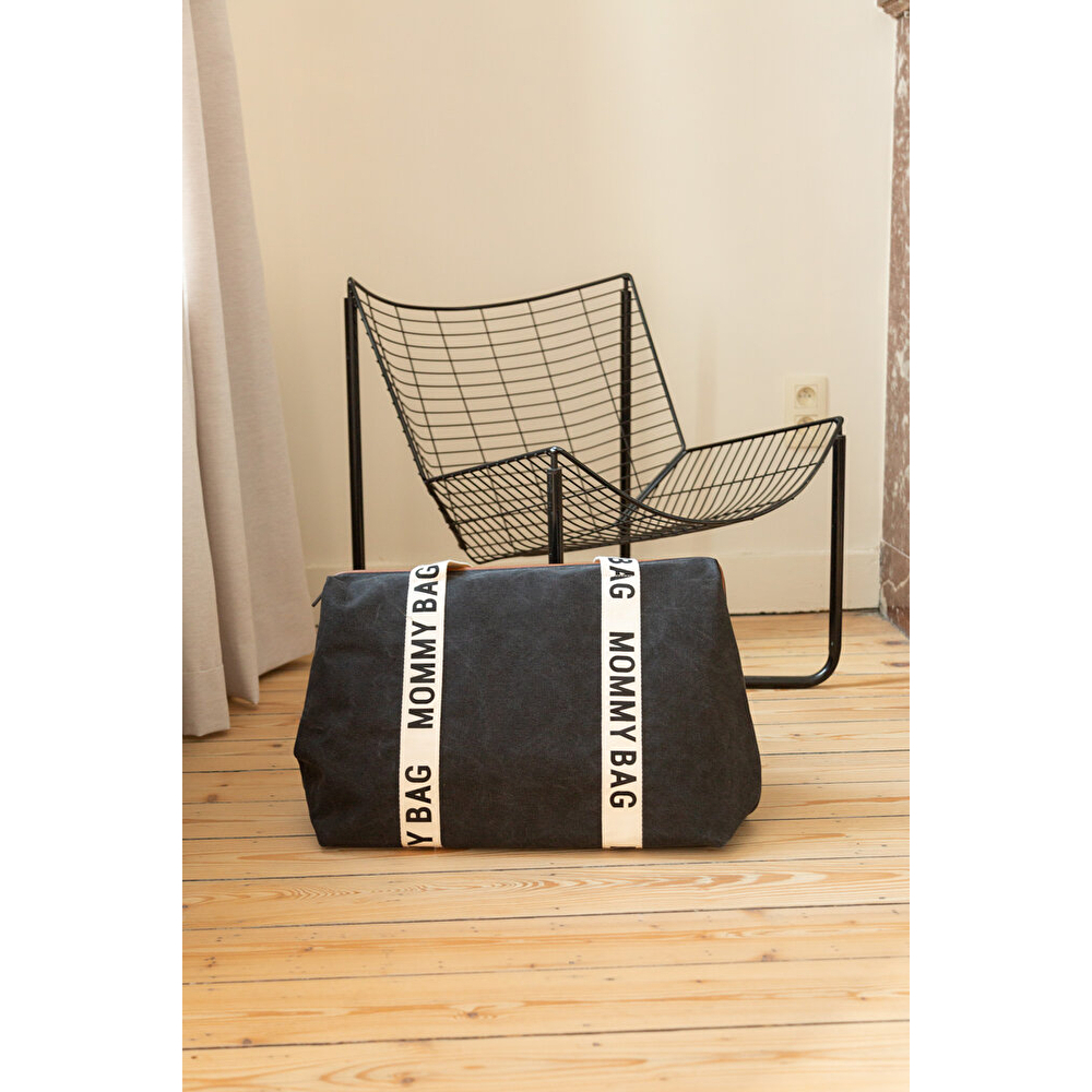 Сумка для мами Childhome Mommy bag Signature, canvas black