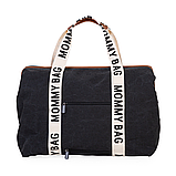 Сумка для мами Childhome Mommy bag Signature, canvas black, фото 4
