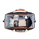 Сумка для мами Childhome Mommy bag Signature, canvas black, фото 6