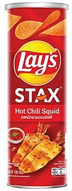 Чіпси Lay's Stax Hot Chili Squid 100 г
