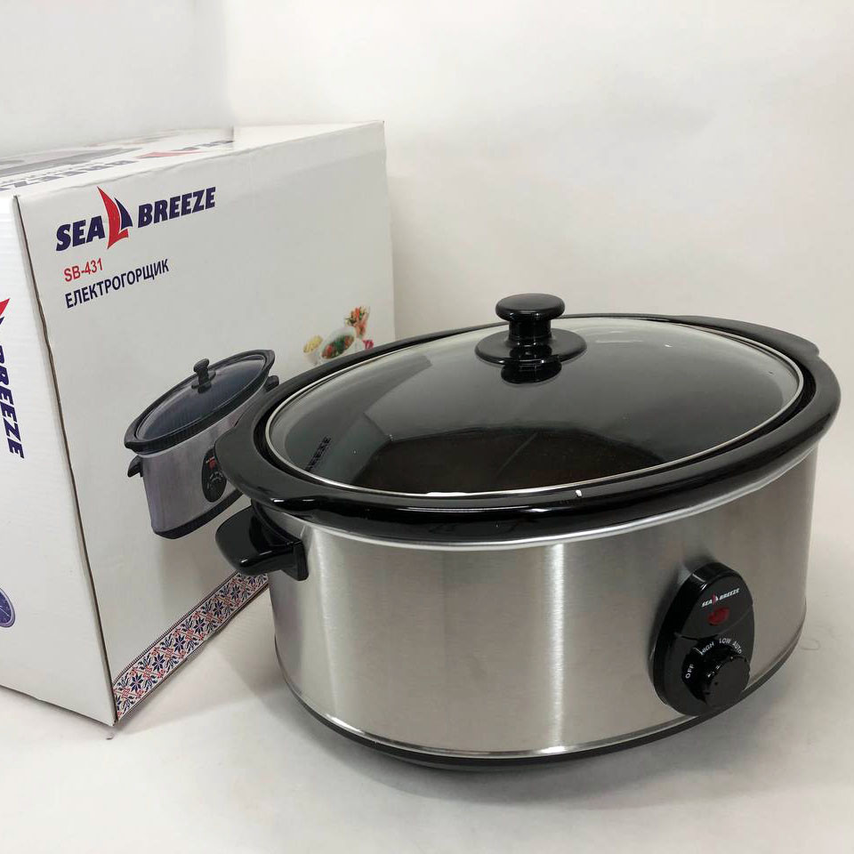 Повільноварка SeaBreeze SB-431/6,5 Л EY-27, фото 1