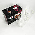 Склянки і кружки з подвійним дном Con, Прозорі кружки з подвійним дном Склянки WT-84, фото 4