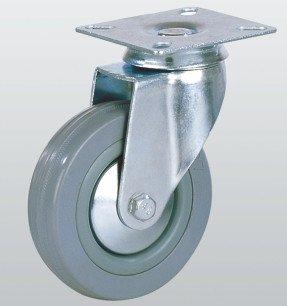 Колесо апаратне SNB поворотне з майданчиком 125 мм (3002-S-125-P), фото 1