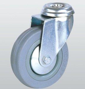 Колесо апаратне SNB поворотне з отвором 75 мм (3005-S-075-P), фото 1