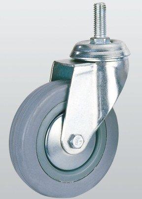 Колесо апаратне SNB поворотне з отвором і різзю 50 мм (3008-S-050-P), фото 1