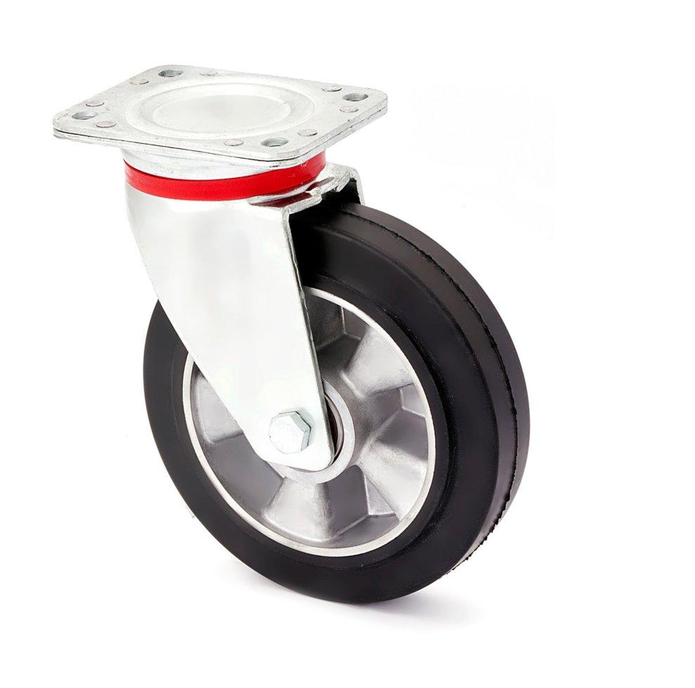 Колесо KAMA поворотне посилене 80 мм (1702-LR-080-B), фото 1