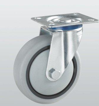 Колеса поворотні SNB з кріпильною панеллю 100 мм (3202-ST-100-R), фото 1