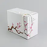 Комплект скляних стаканів 400 мл (4 шт) White Sakura, фото 7